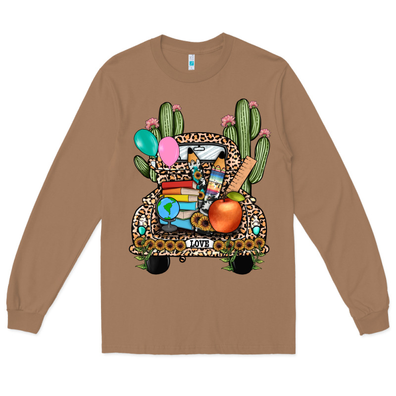 Farm Truck,back To School Long Sleeve Tee by JahusDesignShop | Teevron