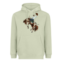 Matcha american paint horse rodeo cowboy Heavyweight Hoodie - MaliasSmallBusiness