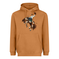 Meerkat american paint horse rodeo cowboy Heavyweight Hoodie - MaliasSmallBusiness