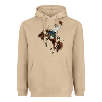 Mushroom american paint horse rodeo cowboy Heavyweight Hoodie - MaliasSmallBusiness