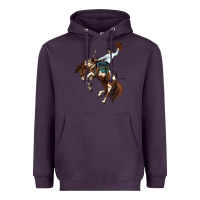 Plum american paint horse rodeo cowboy Heavyweight Hoodie - MaliasSmallBusiness