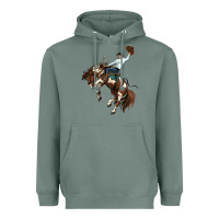 Sage american paint horse rodeo cowboy Heavyweight Hoodie - MaliasSmallBusiness