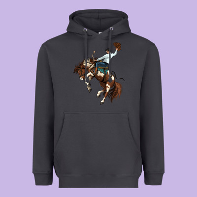 American Paint Horse Rodeo Cowboy Heavyweight Hoodie Designed By Maliassmallbusiness