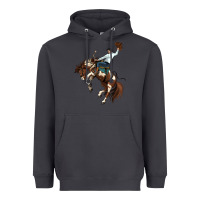 Smoke american paint horse rodeo cowboy Heavyweight Hoodie - MaliasSmallBusiness