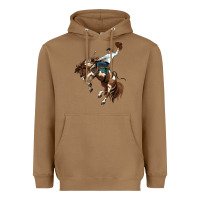 Toasted Coconut american paint horse rodeo cowboy Heavyweight Hoodie - MaliasSmallBusiness