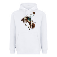 White american paint horse rodeo cowboy Heavyweight Hoodie - MaliasSmallBusiness