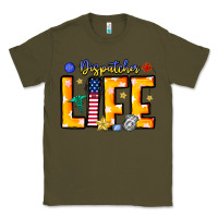 Army Green name tribute to first responder dispatchers Classic Tee - CowhideDigitalArt