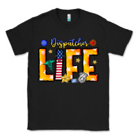 Black name tribute to first responder dispatchers Classic Tee - CowhideDigitalArt
