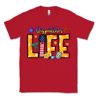 Red name tribute to first responder dispatchers Classic Tee - CowhideDigitalArt