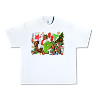 White lpn christmas nurse with Urban Heavy Tee - AdoDesignShop