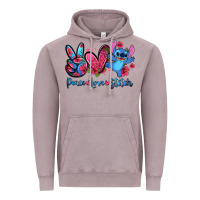 Vintage Zinc peace love stitch Vintage Hoodie - Zillion Design Studio