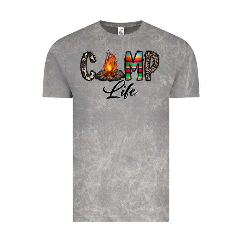 Camp Life Vintage Tee by CowhideDigitalArt | Teevron