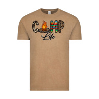 Vintage Coffee camp life Vintage Tee - CowhideDigitalArt