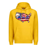Lemon usa flag baseball Premium Hoodie - BarkalooDesign
