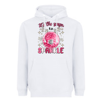 White it's the season to sparkle Heavyweight Hoodie - MaliasSmallBusiness