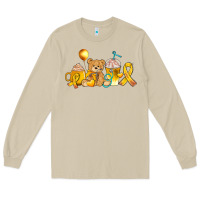 Mushroom childhood cancer ribbon and coffee cups Long Sleeve Tee - AdoDesignShop