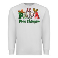 Dove Grey el papa mas chingon Premium Sweatshirt - MaliasSmallBusiness