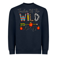 Navy teacher of the wild things Heavyweight Sweatshirt - CowhideDigitalArt