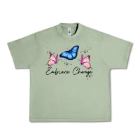 Oil Green embrace change Urban Heavy Tee - JahusDesignShop