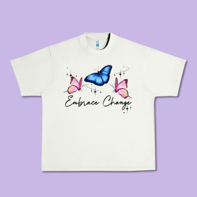 Embrace Change Urban Heavy Tee Designed By Jahusdesignshop