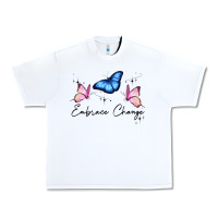White embrace change Urban Heavy Tee - JahusDesignShop