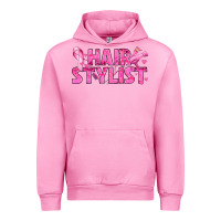 Fuchsia Pink Breast Cancer hair stylist Urban Hoodie - texasbilliewilder