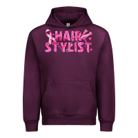 Mauve Wine Breast Cancer hair stylist Urban Hoodie - texasbilliewilder