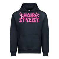 Navy Breast Cancer hair stylist Urban Hoodie - texasbilliewilder