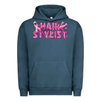 Pigment Midnight Navy Breast Cancer hair stylist Urban Hoodie - texasbilliewilder