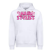 White Breast Cancer hair stylist Urban Hoodie - texasbilliewilder