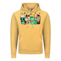 Vintage Mustard photography coffee cups Vintage Hoodie - Zillion Design Studio