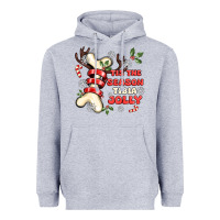 Heather Grey tis the season tıbıa jolly Heavyweight Hoodie - MaliasSmallBusiness