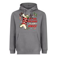 Tis The Season Tıbıa Jolly Heavyweight Hoodie | Teevron