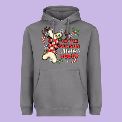 Tis The Season Tıbıa Jolly Heavyweight Hoodie Designed By Maliassmallbusiness