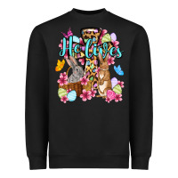 Black Easter Day He lives Heavyweight Sweatshirt - OliviaCreatesArt