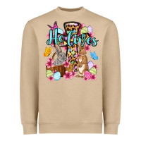 Easter Day He Lives Heavyweight Sweatshirt | Teevron