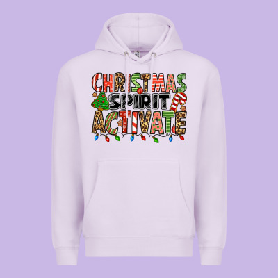 Christmas Spirit Activate Premium Hoodie Designed By Jasminsmagicworld