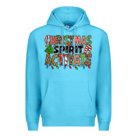 Ocean Blue christmas spirit activate Premium Hoodie - Jasminsmagicworld