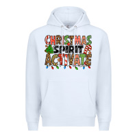 White christmas spirit activate Premium Hoodie - Jasminsmagicworld