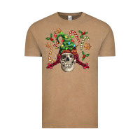 Vintage Coffee elf skull Vintage Tee - FaDigitalArtStudio