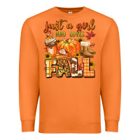 Carrot just a girl who loves fall Premium Sweatshirt - MaliasSmallBusiness