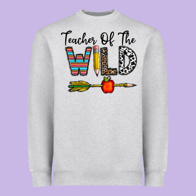 Teacher Of The Wild Heavyweight Sweatshirt Designed By Cowhidedigitalart