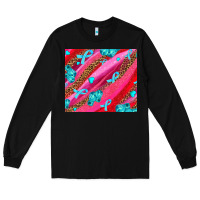 Black cancer boxing gloves and cancer ribbon Long Sleeve Tee - AdoDesignShop