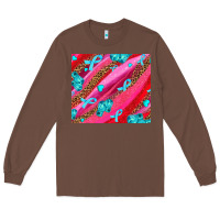 Chestnut cancer boxing gloves and cancer ribbon Long Sleeve Tee - AdoDesignShop