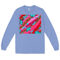 Colony Blue cancer boxing gloves and cancer ribbon Long Sleeve Tee - AdoDesignShop