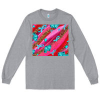 Heather Grey cancer boxing gloves and cancer ribbon Long Sleeve Tee - AdoDesignShop