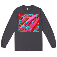 Smoke cancer boxing gloves and cancer ribbon Long Sleeve Tee - AdoDesignShop