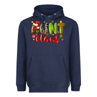 Navy aunt claus Heavyweight Hoodie - MaliasSmallBusiness