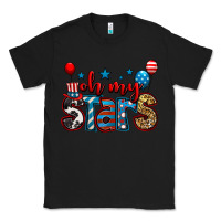 Black oh my stars 4th of july Classic Tee - Jasminsmagicworld
