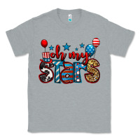 Heather Grey oh my stars 4th of july Classic Tee - Jasminsmagicworld